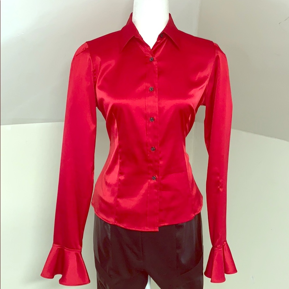 Polo Jeans Co. By Ralph Lauren Red Blouse